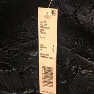 Shimmering forest Midi Dress